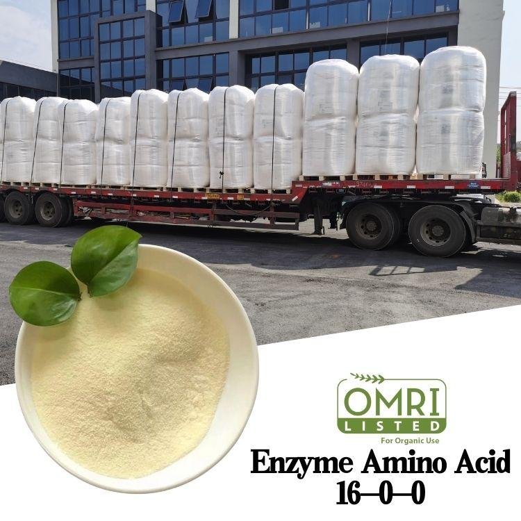 Enzymatic amino acid 80% organic nitrogen fertilizer OMRI product 16-0-0 1