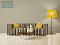 PVC Wallcovering with textured and plain designs