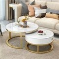 Coffee Table/Coffee Machine      Italian-style light luxury slate coffee table  