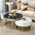 Coffee Table/Coffee Machine      Italian-style light luxury slate coffee table  