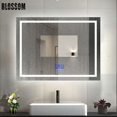 Hot Sale Cabinet Rectangular Touch Sensor Illuminated LED Smart Backlit Mirror