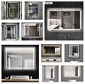 Modern Bathroom Vanity Antifog Cabinet Smart Illuminated LED Decorative Mirror 2