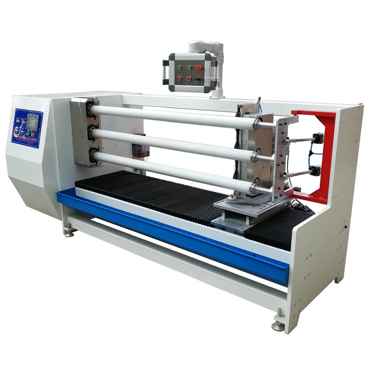 Three Shafts Automatic Adhesive Tape Jumbo Roll Cutting Machine 2