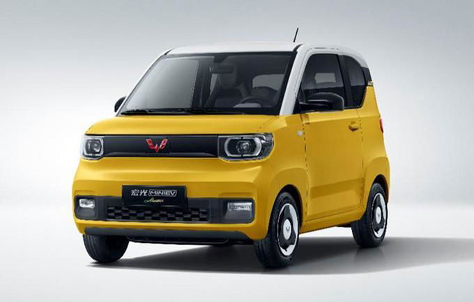 WULING HONGGUANG mini EV Big motor power high speed 4 seats electric car  4