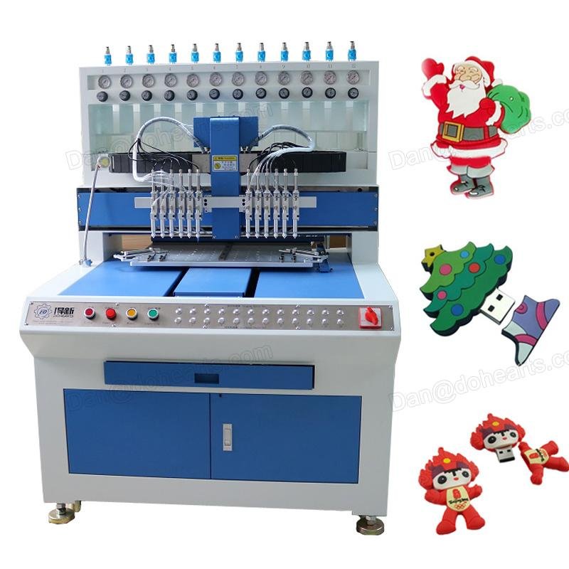 12 colors automatic pvc dispensing machine