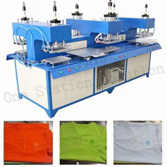 3D fabric garment embossing machine for label