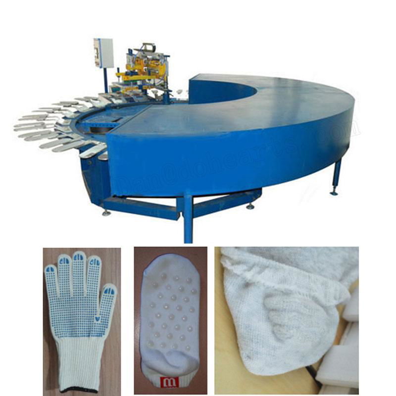 Anti slip silicone printing machine for socks and gloves 5