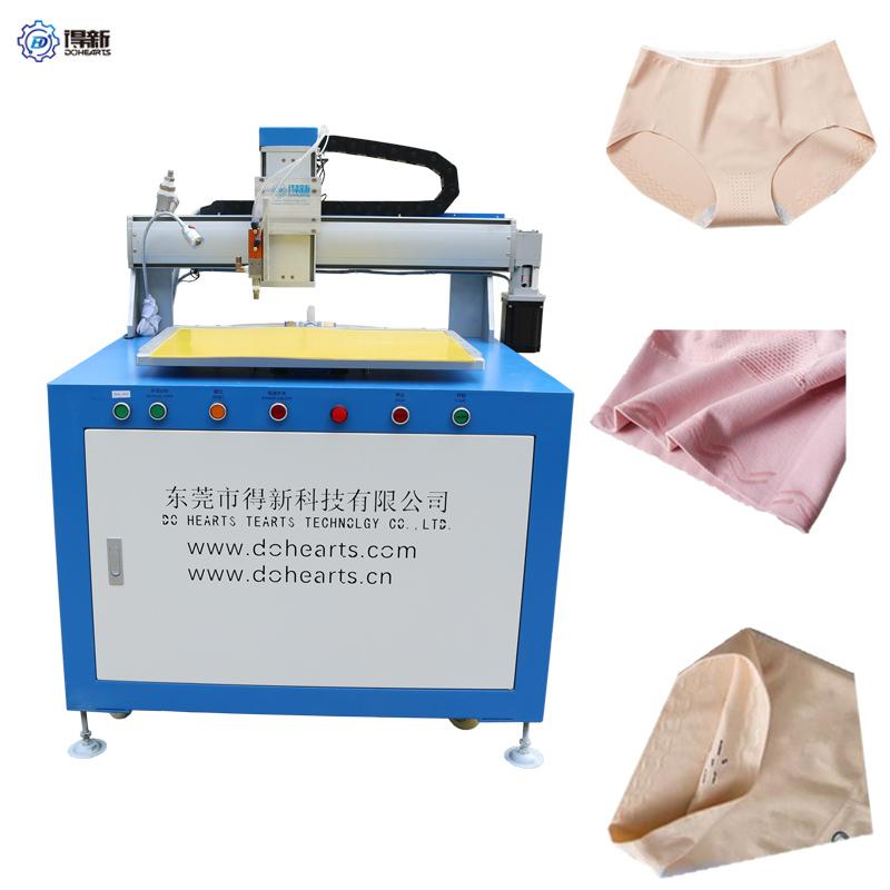 Flat type silicone coating machine for non slip underwear