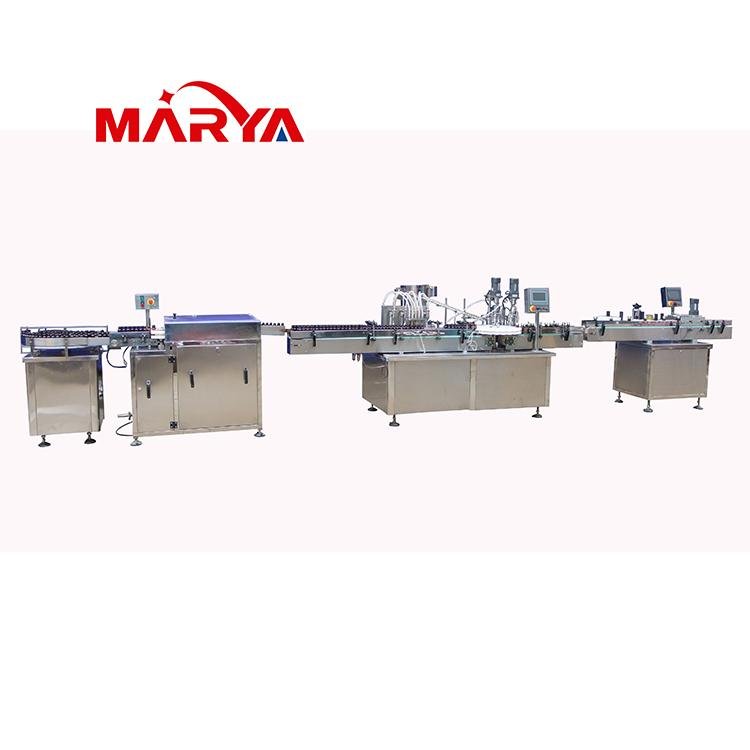 Marya Automatic PLC Control Glass Bottle Liquid/Powder Syrup Filling Machine 