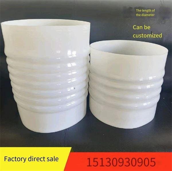 Large Diameter Silicone Tube White High Temperature Resistant Food Grade Soft Si