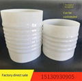 Large Diameter Silicone Tube White High