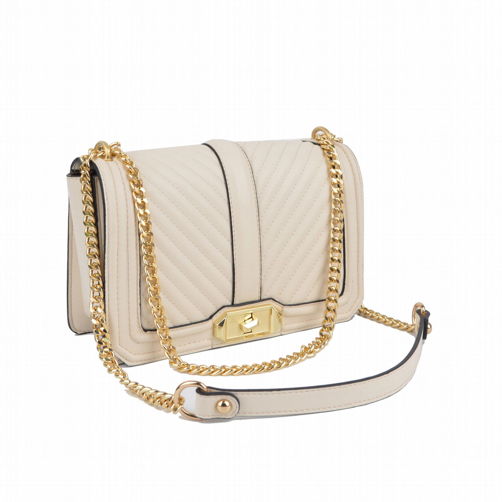 QUILTING FLAP EMBORIDERY CROSSBODY BAG YQ0589 Yun Qing (China