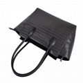 BLACK CROCO TOTE BAG WOMEN HANDBAG 3