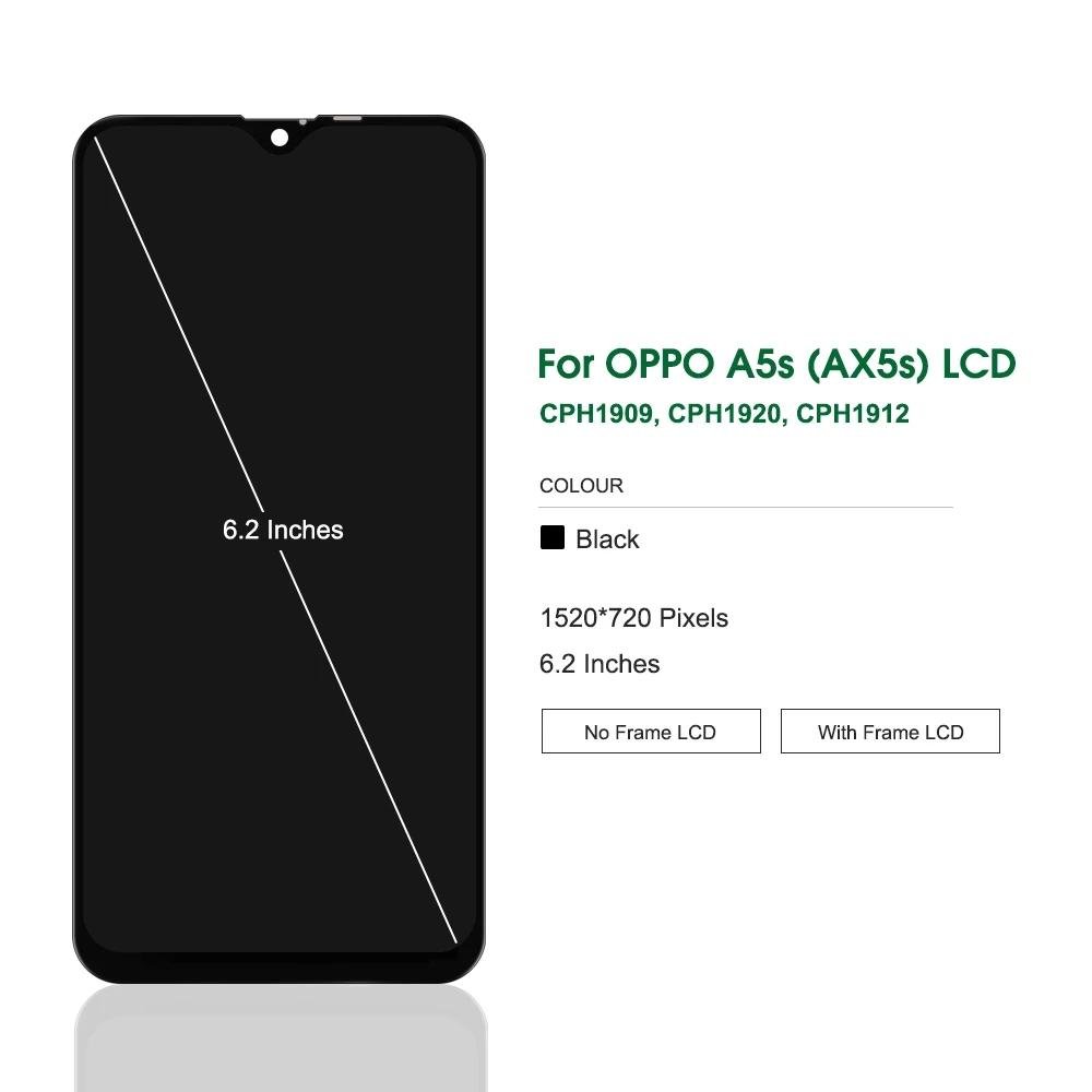 In stcok OPPO A5s AX5s LCD screen original digitizer wholesale 5
