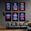 Nordic game player art poster printing canvas painting to make canvas painting