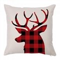 Christmas linen pillowcase household products