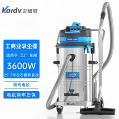 床上用品生产厂吸粉尘毛絮线头用DL-3078B凯德威吸尘器80L