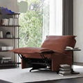 Nordic Family Single Functional Sofa Sofa Chair Modern Leather Art Leisure  1