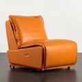 Nordic Family Single Functional Sofa Sofa Chair Modern Leather Art Leisure  4