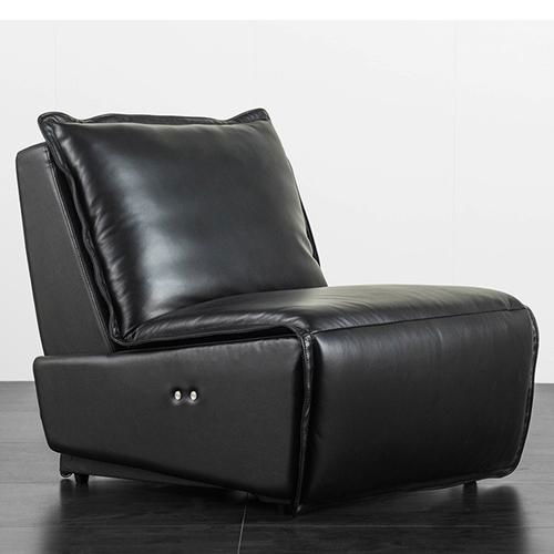 Nordic Family Single Functional Sofa Sofa Chair Modern Leather Art Leisure  5