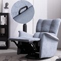 New Functional Electric Single-Seat Fabric Sofa Modern Minimalist Gray Rockable 