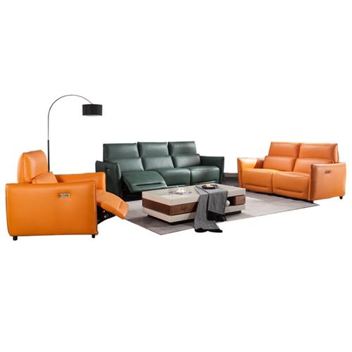 Italian Leather Sofa Italian Living Room Combination Sofa Space Capsule Electric