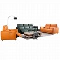 Italian Leather Sofa Italian Living Room Combination Sofa Space Capsule Electric