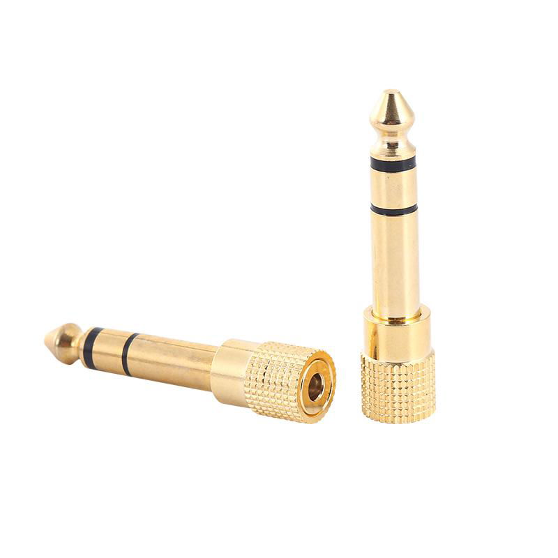 6.35 to 3.5 dimensional female spring 6.3 to 3.5 audio conversion plug  5