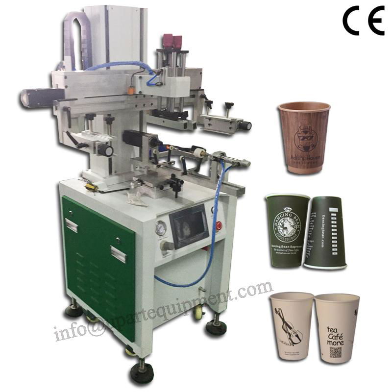 Automatic 2 Color Register Cups Silkscreen Printer Cup Screen Printing  