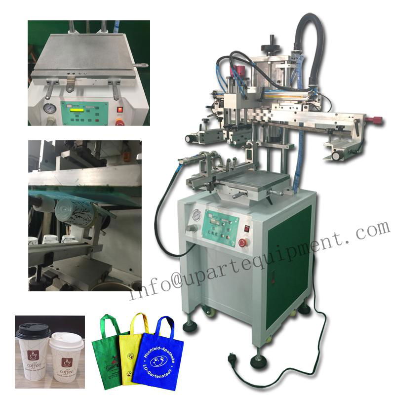 Purchase Bag And Bottles Silk Screen Printer Cylinder Screen Printing Machine