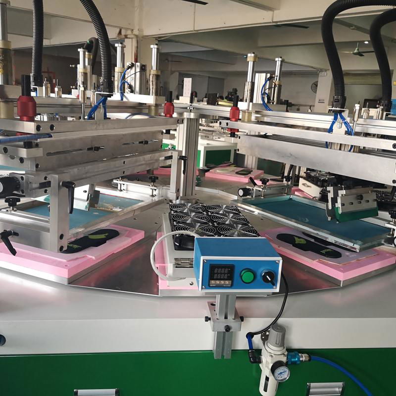 4 Color Label Serigraphy Machine Automatic Slipper Printing Machine  2