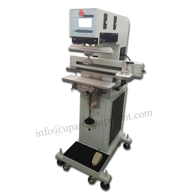 Automatic Inkcup crosswise padprinter Plastic Cover Printing Machine