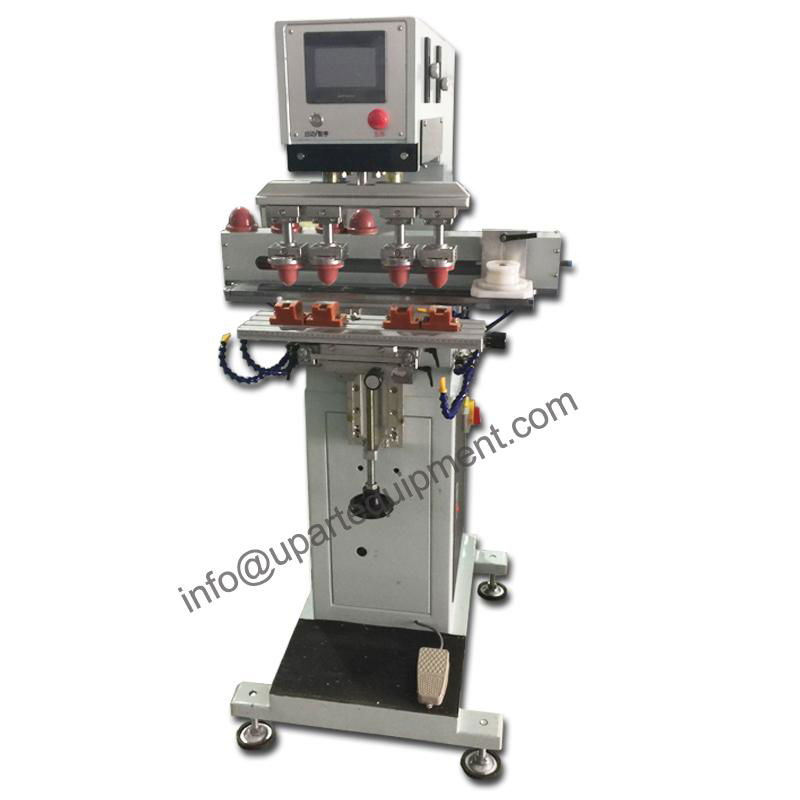 Automatic Inkcup crosswise padprinter Plastic Cover Printing Machine 4