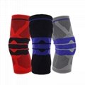 Private label patella protector running knee compression sleeve support brace wi