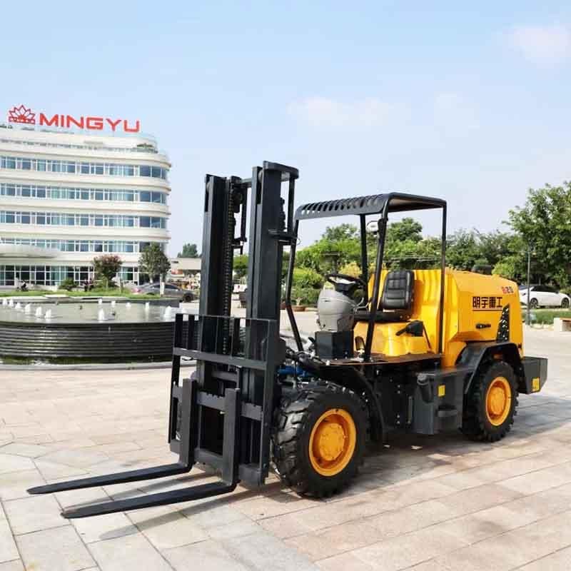 3.5ton Rough Terrain Forklift, 4 Wheel Drived, Chinese Top Engine, off Road Fork