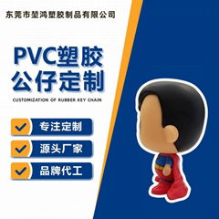 廠家定製注塑公仔定製搪膠娃娃玩具盲盒定做PVC擺件卡通人物