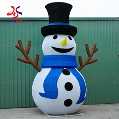 Customized Cute Outdoor Decoration Light 5M Snowman Motif Light