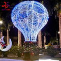 Waterproof Outdoor Lighting Street Hot Air Balloon Motif Light 4