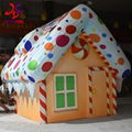 Christmas Decors LED Giant Gingerbread House Candy House Motif Light 5