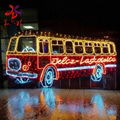 Outdoor Decoration Customized 3D LED Bus Motif Light  1