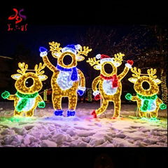 Holiday Decor Outdoor Waterproof LED Light  Photo Frame Motif Light