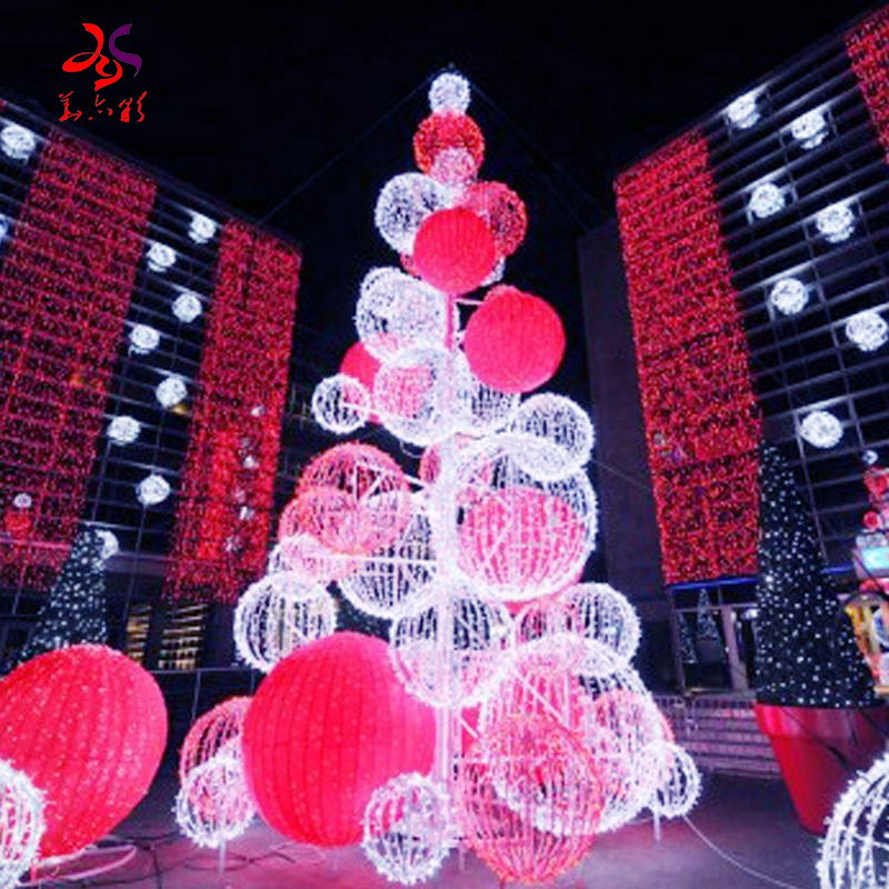 Outdoor Commercial Lighting Christmas Decoration LED Christmas Tree 2