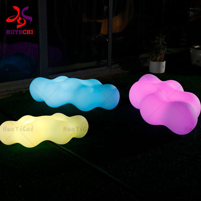 Outdoor LED Decorative Light Waterproof Glow Furniture Rotomolded lamps 2