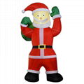Inflatable Model Christmas Santa Claus Yard Decoration 1