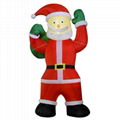 Inflatable Model Christmas Santa Claus Yard Decoration