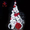 Outdoor Artificial Multi Color Spherical Christmas Tree Light 3