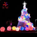 Outdoor Artificial Multi Color Spherical Christmas Tree Light 4