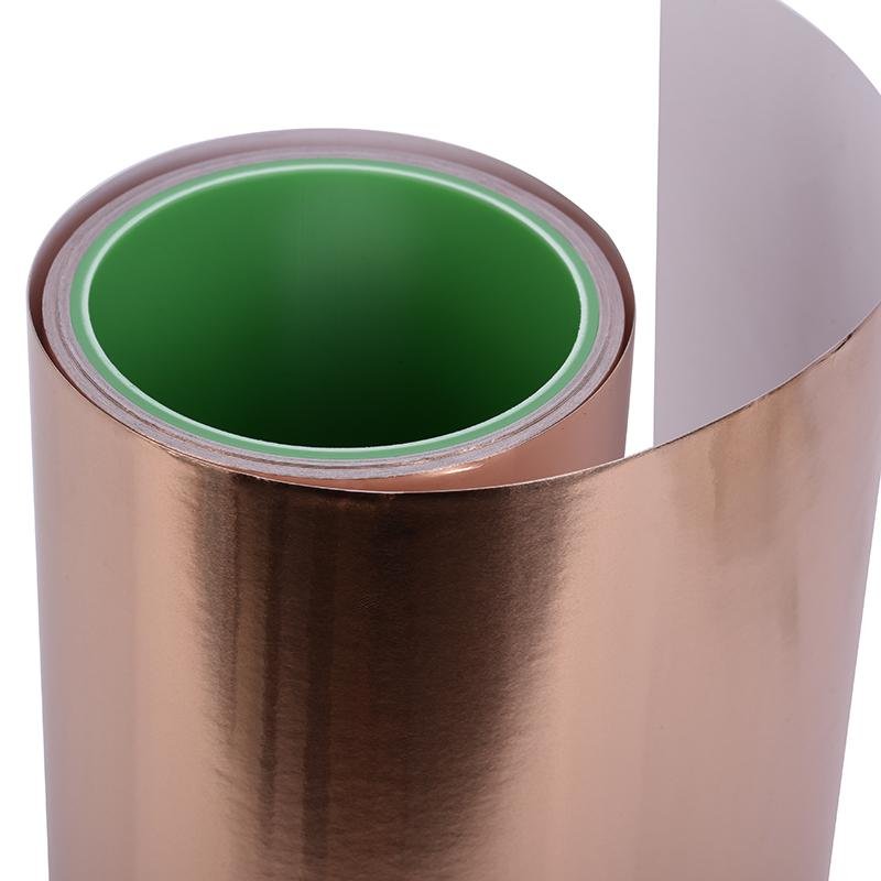 Emi Shielding 0.2 Copper Foil Packaging Adhesive Tape Conductive Roll Type 