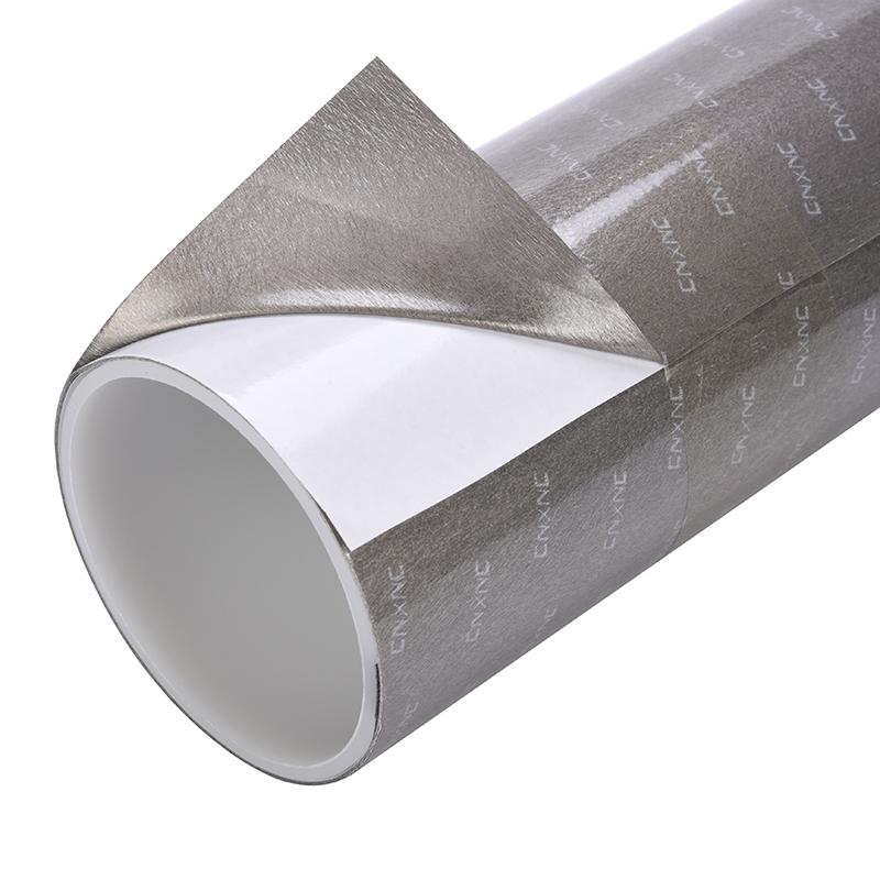 EMI Shielding 0.03mm Conductive non-woven tape Polymer Fiber Silver Gray Roll  4