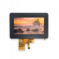 4.3 Inch 480x272 HX8257 IC 340nits TFT LCD Display Screen With RGB Interface